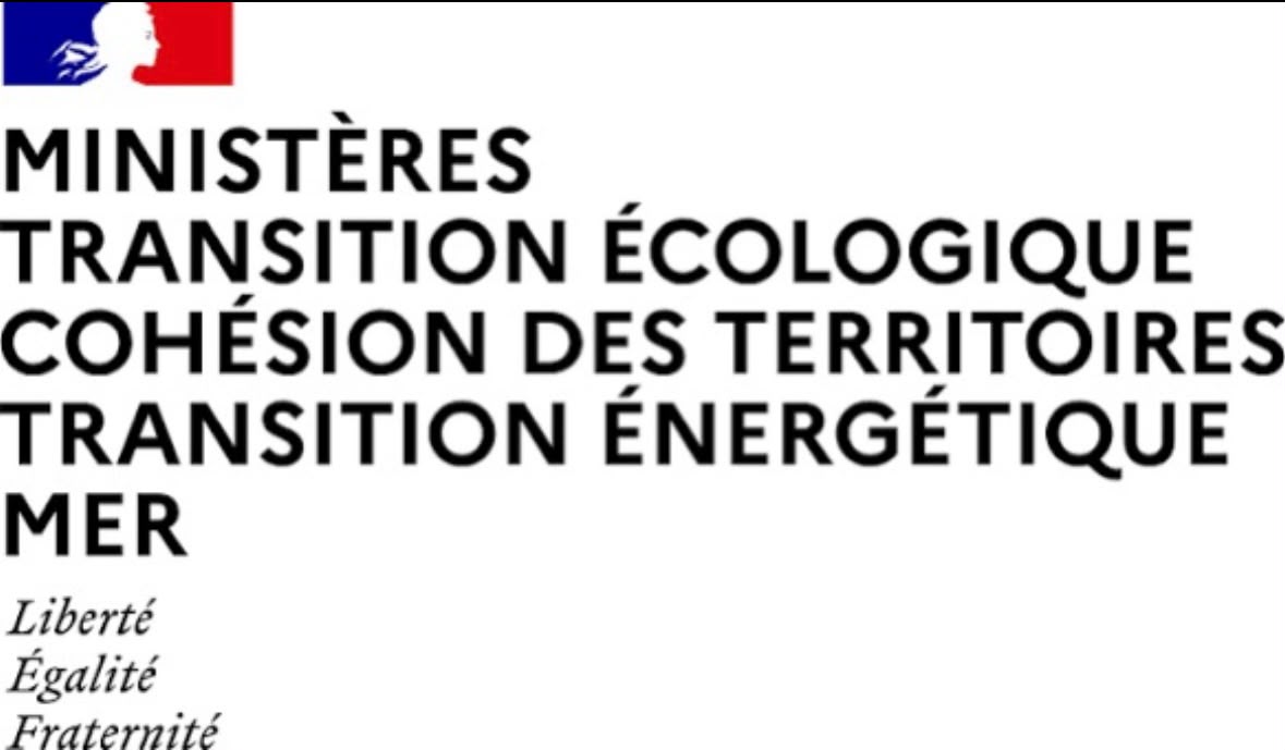 République Française — Ministères de la Transition écologique, Cohésion des territoires, Transition énergétique, Mer